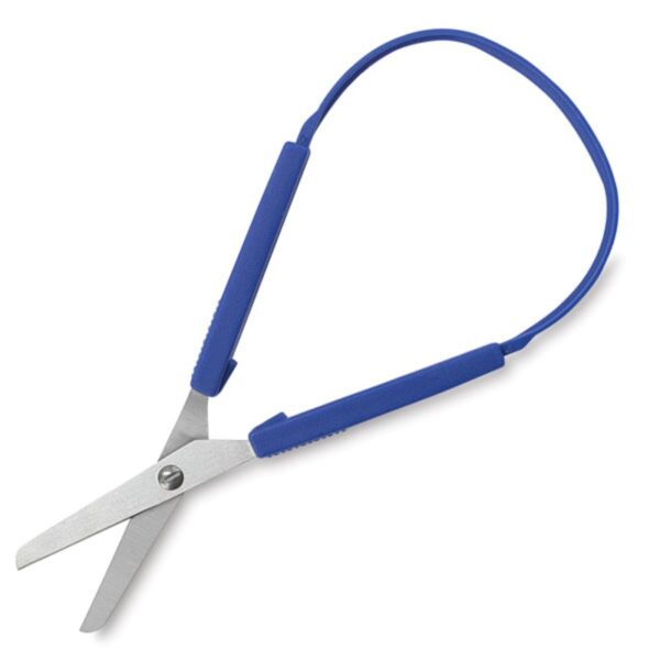 Blue Loop Scissors