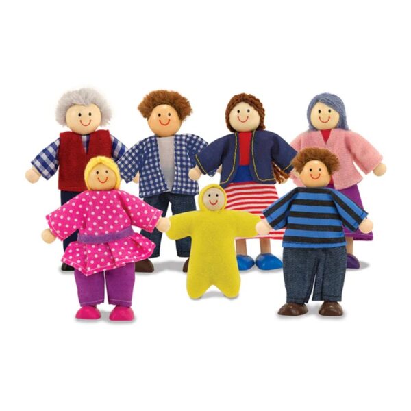 Wooden Doll Family - Imagen 3