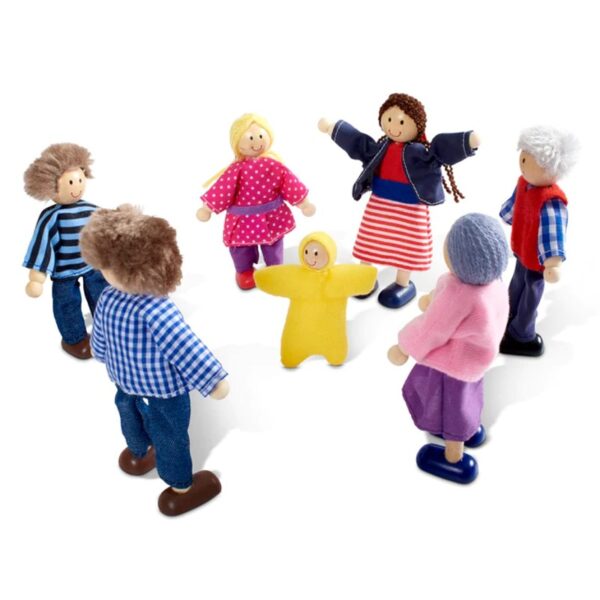 Wooden Doll Family - Imagen 2