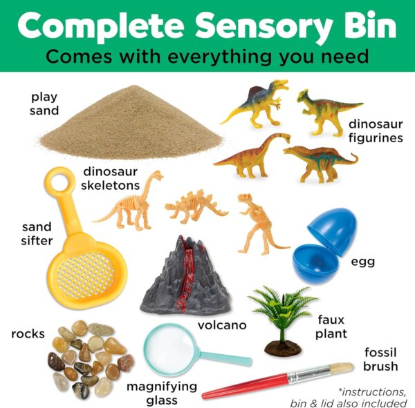 Dinosaur Dig Sensory Bin