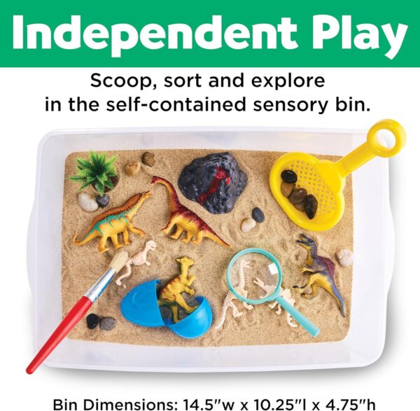 Dinosaur Dig Sensory Bin