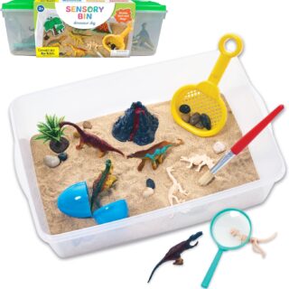 Dinosaur Dig Sensory Bin